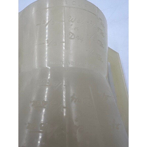 Vintage Westland “Wet -n- Dry” 1 Cup Double Sided Measuring Cup - Picture 7 of 7